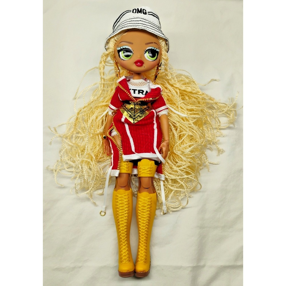 LOL OMG Fierce Swag 12" Fashion Doll Blonde Braids Hat Boots Earrings